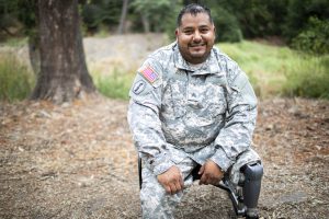 Army Veteran in Wheelchair